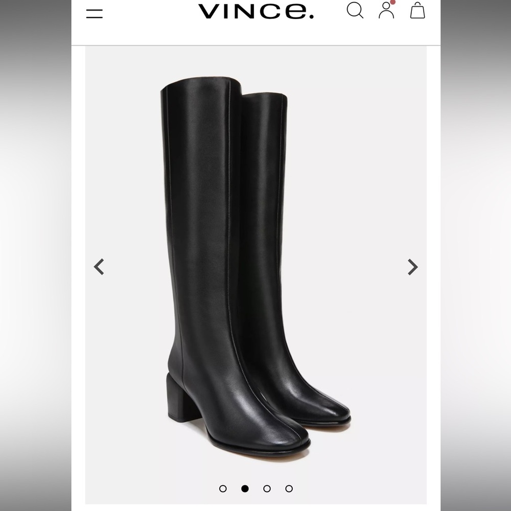 Vince knee high boots, only worn once, very comfortable - Picture 7 of 9